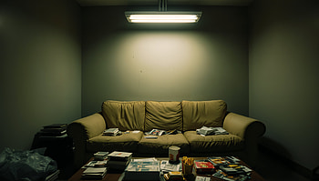 Cozy Retreat: Ultra, sofa, couch, living room HD wallpaper