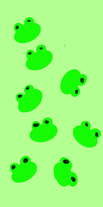 Frog, red, green HD phone wallpaper