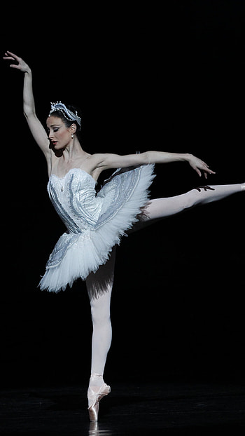 Swan Lake visuals, Odette in focus, Australian Ballet tribute, Vintage HD phone wallpaper