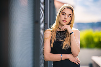 Outdoor Girl Depth Of Field, depth-of-field, girls, model HD wallpaper