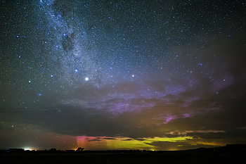 Nature, Universe, Starry Sky, Northern Lights, Aurora Borealis HD wallpaper