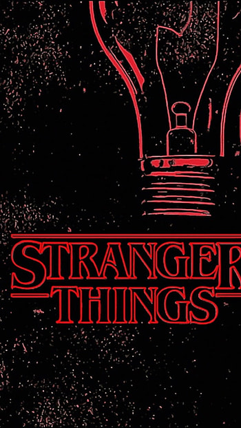 Stranger Things, Black Background HD phone wallpaper