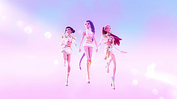 K-Pop Demon Hunters - Quad Neon Valkyries, KPop Demon Hunters HD wallpaper