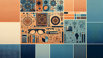 Nerdy Chic - Eclectic Geeky Background, nerd, design, Education, tools, Graphics HD wallpaper
