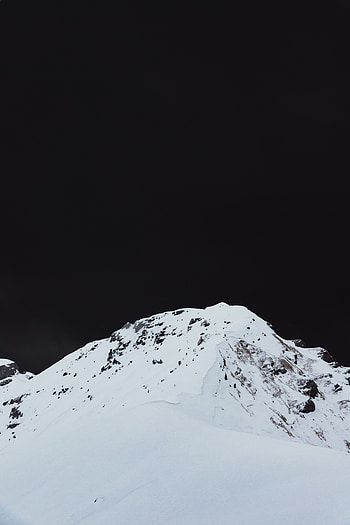 Landscape, Winter, Nature, Mountain, Vertex, Top, Snow Covered, Snowbound HD phone wallpaper
