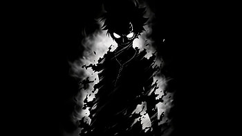 Monkey D Luffy Silhouette One Piece Black and White, Monkey D. Luffy, silhouette, Anime, One Piece HD wallpaper