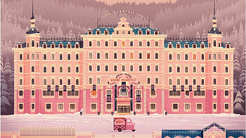 The Grand Budapest Hotel, Wes Anderson film, Music of the film, Memorable soundtrack HD wallpaper