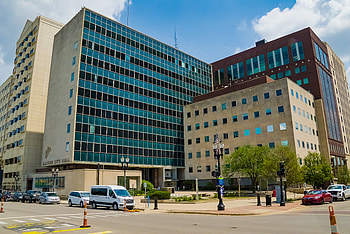 Lansing city buildings, Reopen to the, Buildings will reopen, Lansing city HD wallpaper