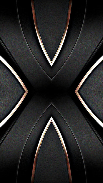 black x, gold, new, amoled, modern, cool, geometric, pattern, designs HD phone wallpaper
