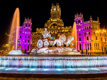 Cibeles Fountain, Spain HD wallpaper