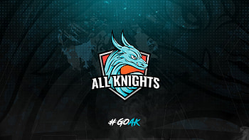 All Knights Esports Gaming 2018 Logo Antiguo, video game, esports HD wallpaper