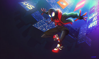 Miles On The Way, spiderman, superheroes, artwork, digital-art, art, artstation HD wallpaper