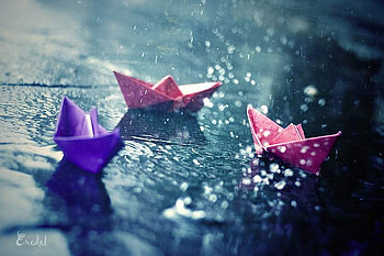 At worlds end, river, sail, rain, boats HD wallpaper