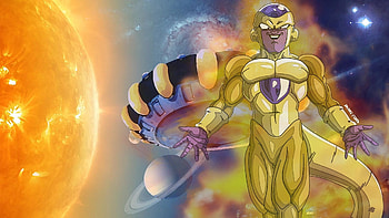 Golden Frieza, Anime villain, Dragon Ball Super, Super Saiyan Rose HD wallpaper