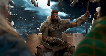 Winston Duke as M'Baku, Powerful adversary, Black Panther 2, Villainous role HD wallpaper