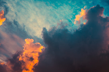 Clouds Orange Dark Sigma Style Sunrsie , clouds, sunrise, nature HD wallpaper