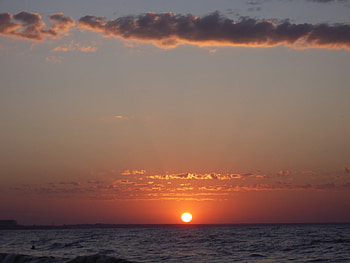 Landscape, Sky, Sun, Clouds HD wallpaper