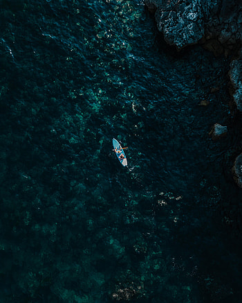 Water, Sea, View From Above, Miscellanea, Miscellaneous, Boat HD phone wallpaper