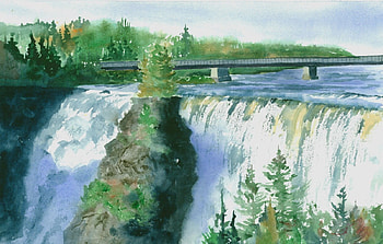 Kakabeka Falls, Thunder Bay, Ontario, waterfall, niagra of the north, nature HD wallpaper