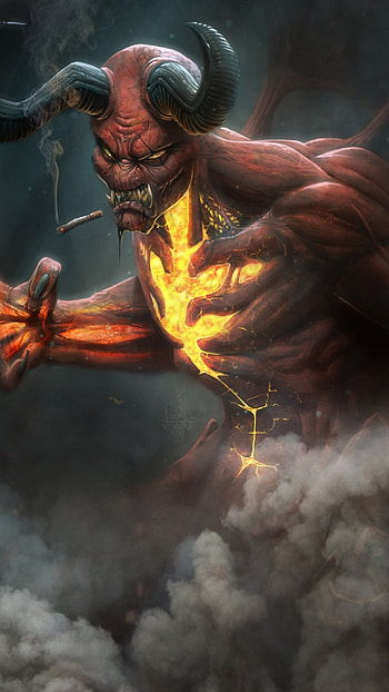 Devil, Devil Smoke, Demon Devil HD phone wallpaper