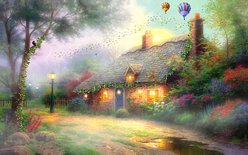 Fairy village / 1920 x 1200 / Fantasy / graphy | MIRIADNA.COM HD wallpaper