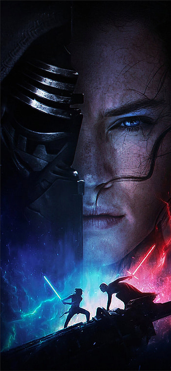 Force dyad, Rey (Star Wars) HD phone wallpaper