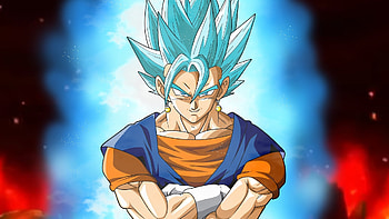 Vegito, dragon ball, confident, anime boy HD wallpaper