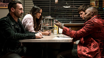 Baby Driver 2017 backdrops, Stunning visuals, Movie scenes, Sleek cars HD wallpaper