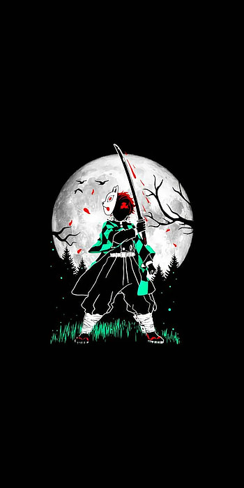 Demon Slayer, Dark Demon Slayer HD phone wallpaper