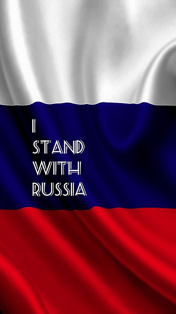 I stand with Russia, flag, russian HD phone wallpaper