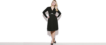 Celebrity, black dress, Holly Willoughby HD wallpaper