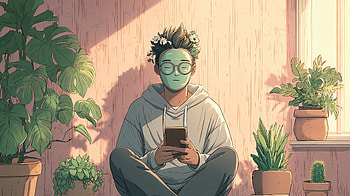Ultra of a Man Enjoying Mindful Self-Care Indoors, man, Indoor HD wallpaper