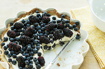 Blackberry, Cheesecake , High resolution HD wallpaper