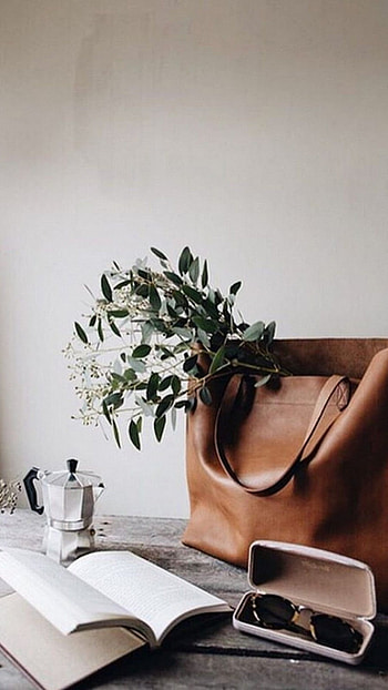 Brown Aesthetic, Bags HD phone wallpaper