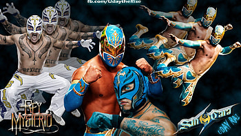 Sin Cara and Rey Mysterio (Carsterio), rey mysterio, tag team, sincara, wwe, wrestling HD wallpaper