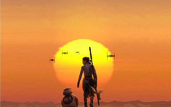 Rey TIE Fighter Version HD wallpaper