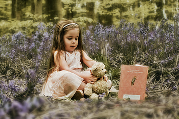 Little girl, childhood, blonde, fair, sit, nice, teddy, adorable, bonny, sweet, Belle, white, Hair, girl, tree, comely, sightly, pretty, face, nature, lovely, pure, child, graphy, cute, baby, , Nexus, beauty, bear, kid, read, Fields, beautiful, people, little, pink, book, princess, dainty HD wallpaper