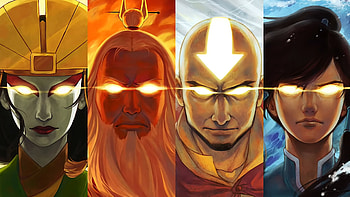 Anime - Avatar: The Legend of Korra, Korra (The Legend Of Korra), Aang (Avatar), Kyoshi (Avatar) HD wallpaper