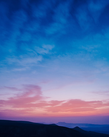 Nature, Sunset, Sky, Clouds, Dahl, Distance, Valley HD phone wallpaper