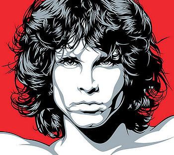 Jim Morrison, music, abstract, , the doors HD wallpaper