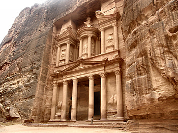 Petra Jordan, 6 wonders of the world, Unique places HD wallpaper
