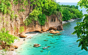 Dominica Tropical Island, Caribbean Coast, High-resolution , Stunning Seascapes HD wallpaper