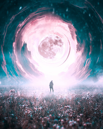 Magic, Art, Round, Loneliness, Lonely, Alone HD phone wallpaper