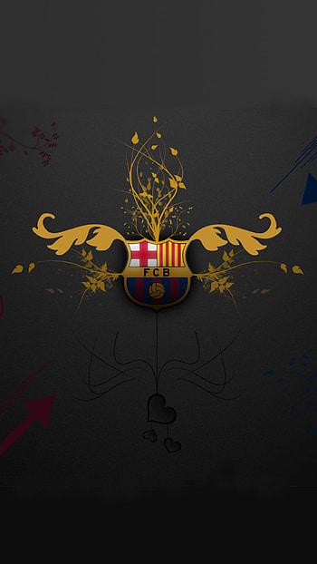 File attachment for Artistic FC Barcelona Logo of Apple 6s Plus HD phone wallpaper