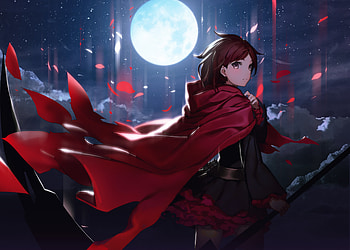Ruby Rose Rwby , ruby-rose-rwby, rwby, anime, artist, digital-art, artwork HD wallpaper