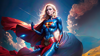 Supergirl Goddess Of Sky, supergirl, superheroes, artist, artwork, digital-art, deviantart HD wallpaper