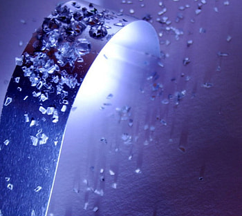 Sparkles, blue, abstract HD wallpaper