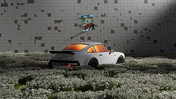 Porsche Trapped, porsche, cars, outrun HD wallpaper