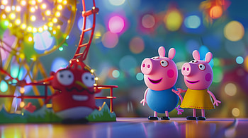 Peppa Pig Carnival Adventure, TV Show, Peppa Pig HD wallpaper