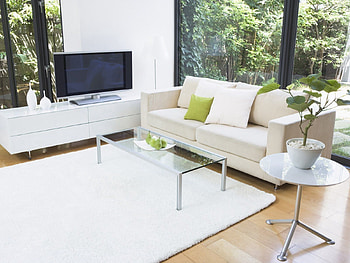 Windows, Interior, Miscellanea, Miscellaneous, Sofa, Television, Television Set, Stylishly HD wallpaper